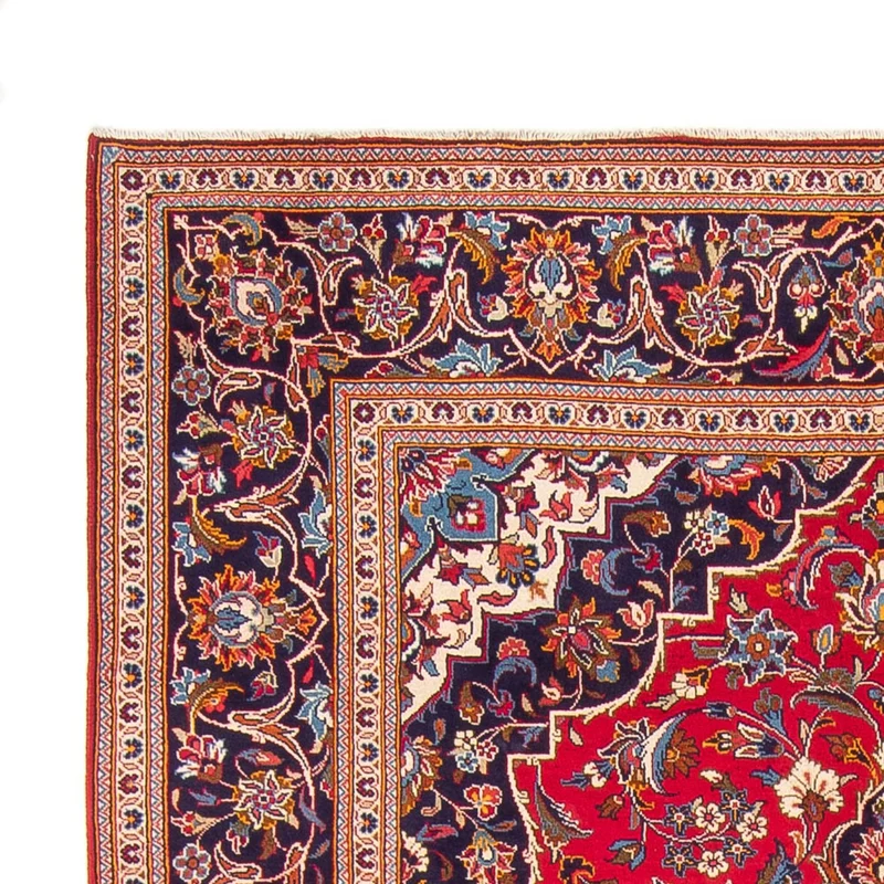 Keshan Teppich 195x293cm - Perserteppich - rot