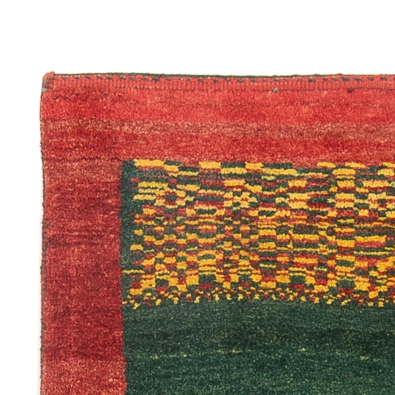 Gabbeh Persisch Teppich 84x190cm - Perserteppich Wollteppich - mehrfarbig