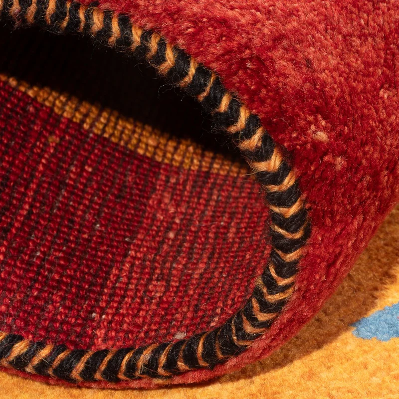 Gabbeh Persisch Teppich 72x177cm - Perserteppich Wollteppich - mehrfarbig
