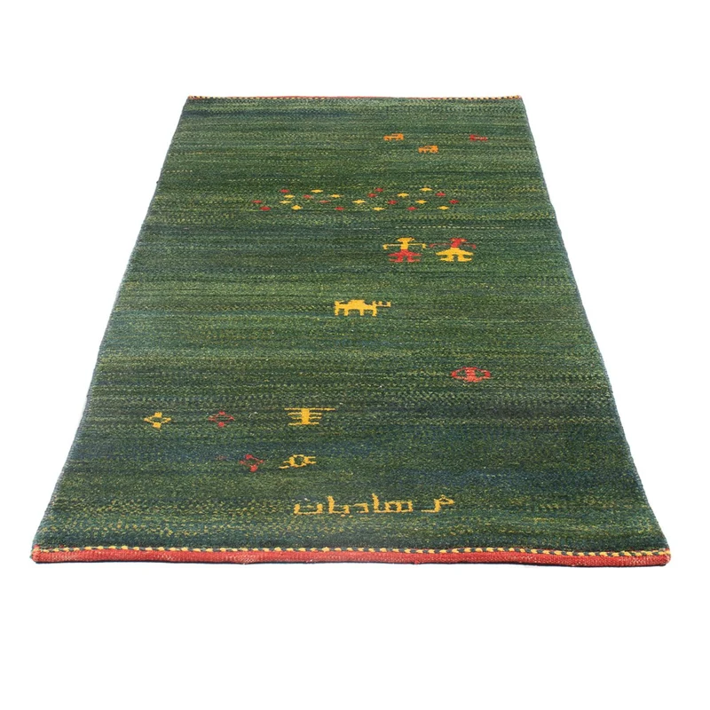 Läufer Gabbeh - Perser - 78 x 202 cm - grün