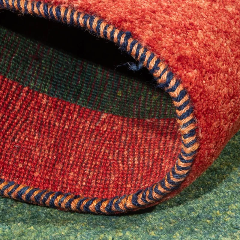 Gabbeh Persisch Teppich 75x234cm - Perserteppich Wollteppich - mehrfarbig