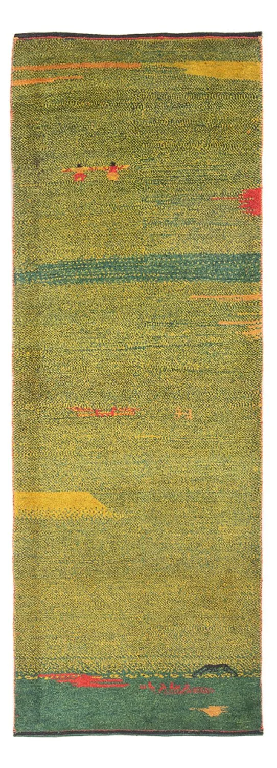 Gabbeh Persisch Teppich 82x238cm - Perserteppich Wollteppich - mehrfarbig