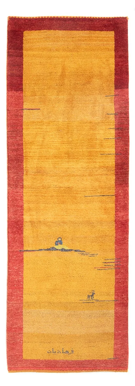Gabbeh Persisch Teppich 70x215cm - Perserteppich Wollteppich - mehrfarbig