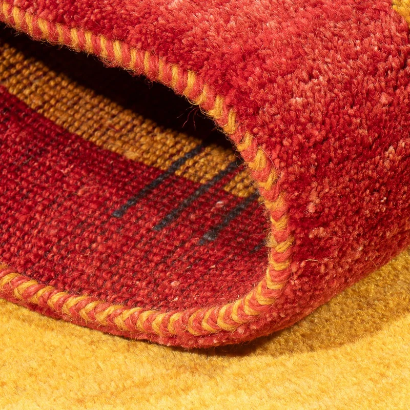 Gabbeh Persisch Teppich 70x215cm - Perserteppich Wollteppich - mehrfarbig
