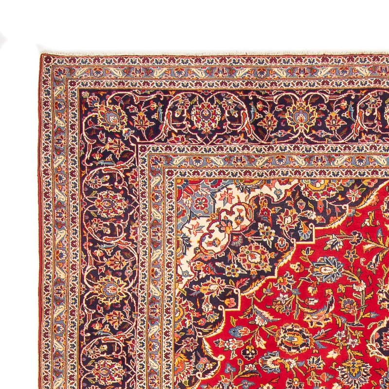Keshan Teppich 252x343cm - Perserteppich - rot
