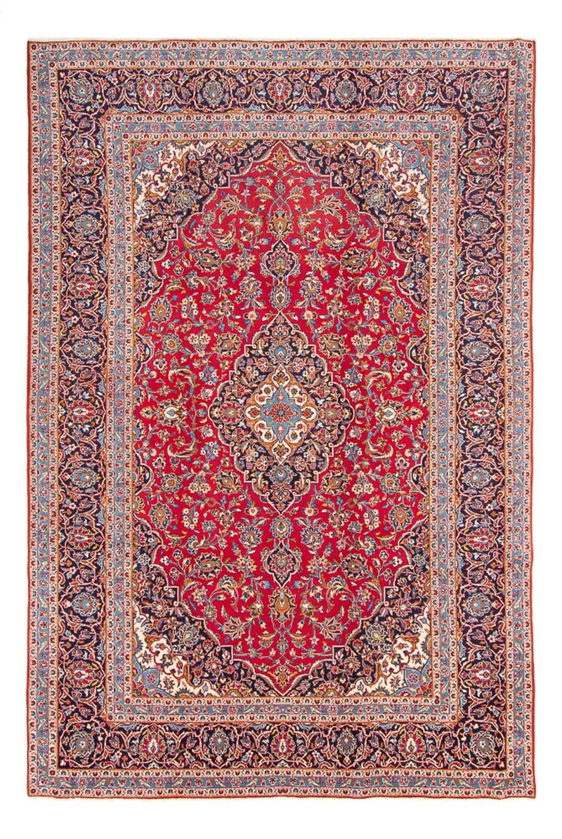 Keshan Teppich 247x360cm - Perserteppich - rot