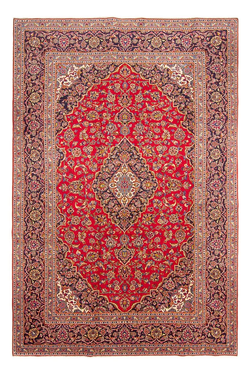 Keshan Teppich 244x365cm - Perserteppich - rot