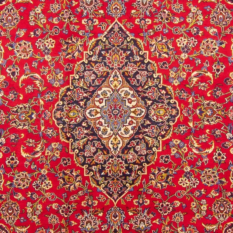 Keshan Teppich 244x365cm - Perserteppich - rot