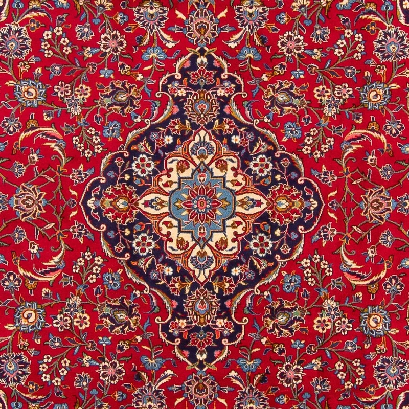 Keshan Teppich 252x355cm - Perserteppich - rot