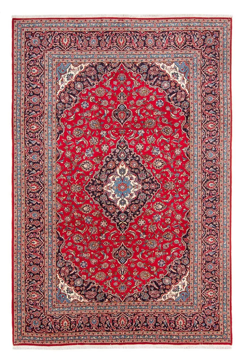 Keshan Teppich 247x365cm - Perserteppich - rot