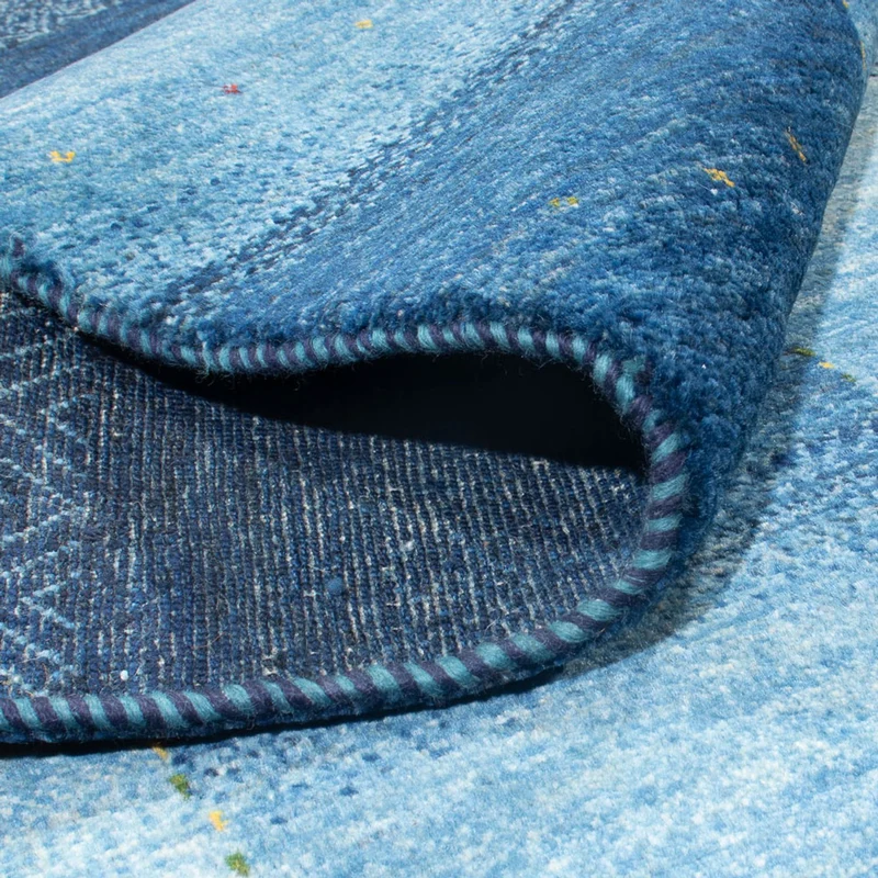 Loribaft Teppich Perser 212x286cm - Orientteppich - seeblau