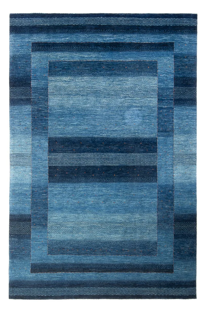 Loribaft Teppich Perser 196x287cm - Orientteppich - seeblau