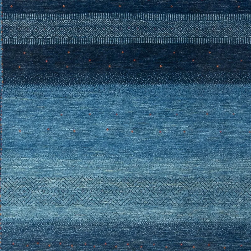 Loribaft Teppich Perser 196x287cm - Orientteppich - seeblau