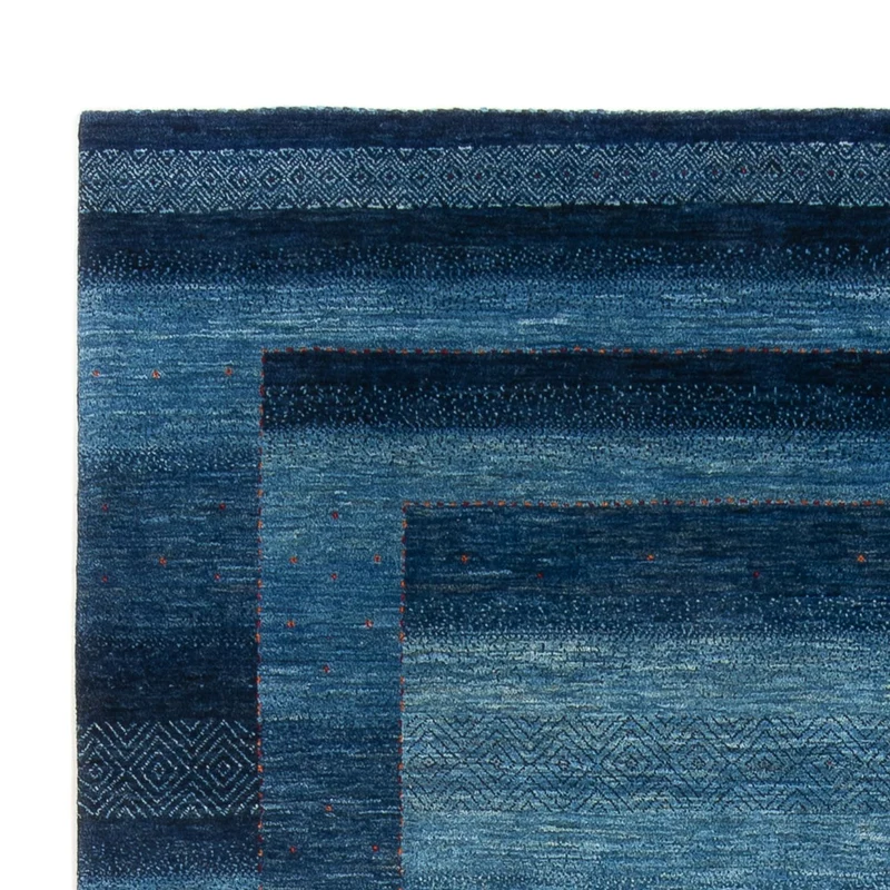 Loribaft Teppich Perser 196x287cm - Orientteppich - seeblau