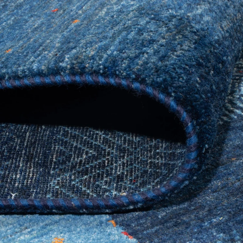 Loribaft Teppich Perser 196x287cm - Orientteppich - seeblau