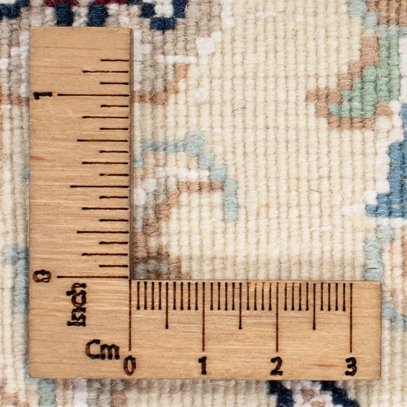 Nain Teppich 200x200cm - Perserteppich - hellblau