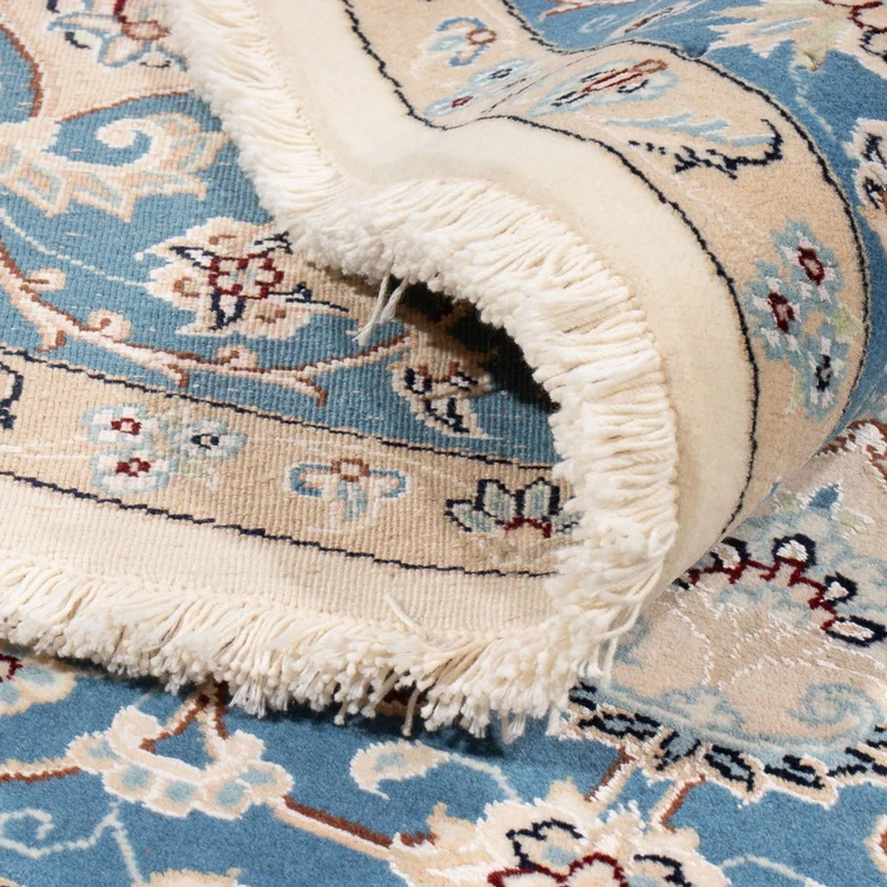 Perserteppich - Nain rund - 196 x 197 cm - creme