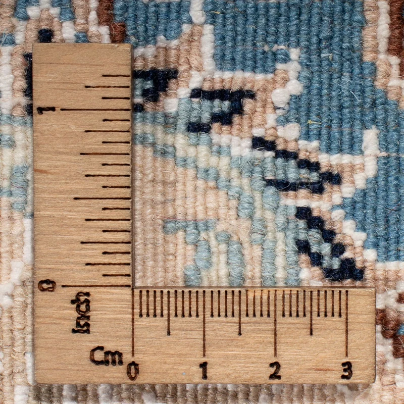 Perserteppich - Nain rund - 196 x 197 cm - creme