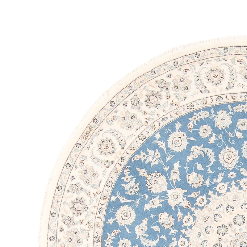 Nain Teppich 197x202cm - Perserteppich - hellblau