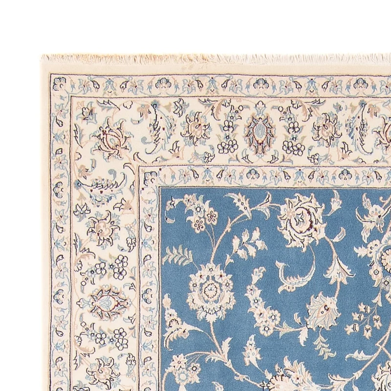 Perserteppich - Nain - 170 x 237 cm - blau