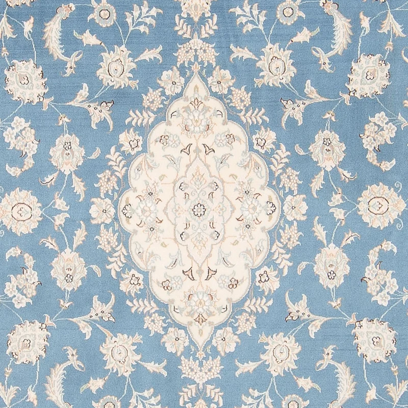Nain Teppich 168x251cm - Perserteppich - blau