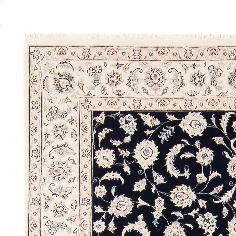 Perserteppich - Nain - 171 x 235 cm - dunkelblau