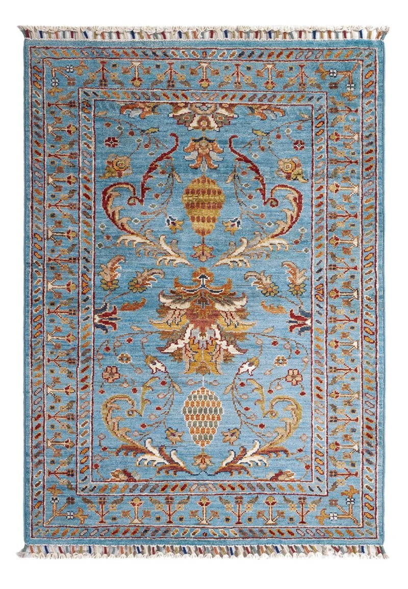 Ariana Teppich 85x120cm - Orientteppich - blau