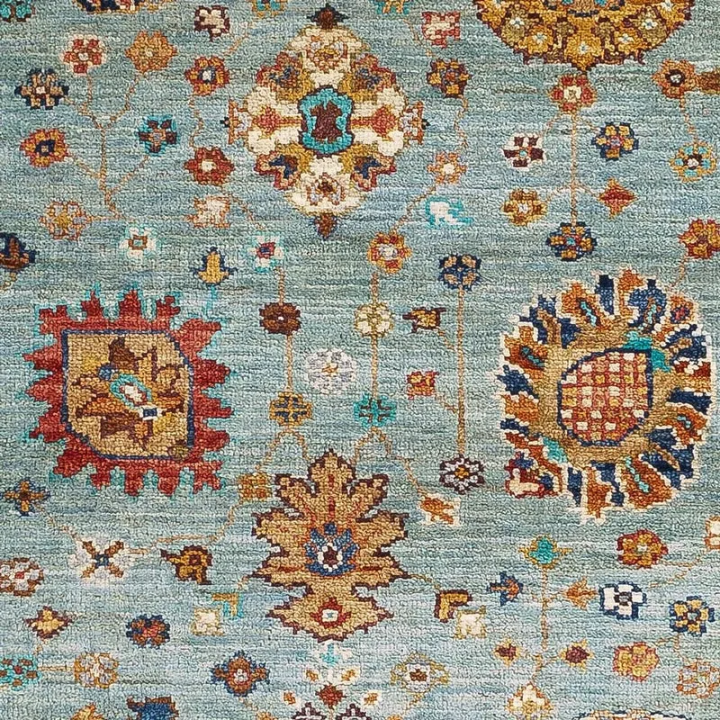 Ariana Teppich 86x119cm - Orientteppich - hellblau
