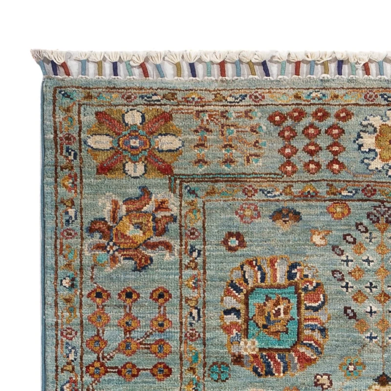 Ariana Teppich 86x119cm - Orientteppich - hellblau