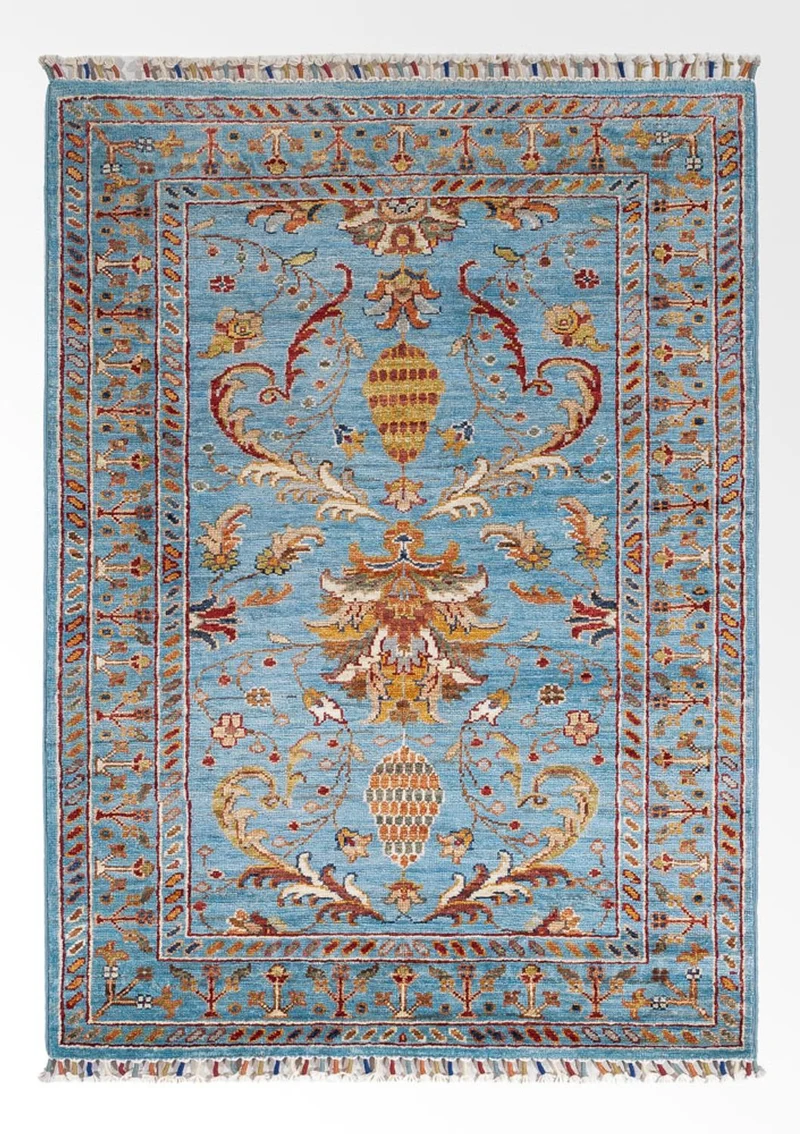 Ariana Teppich 86x120cm - Orientteppich - blau