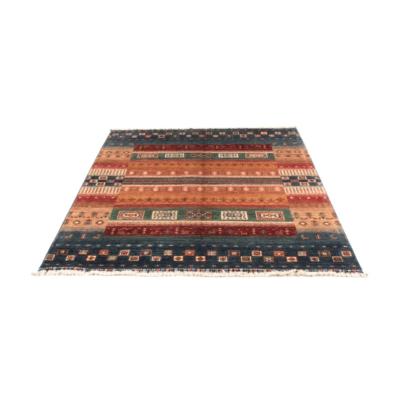 Gabbeh Teppich - Loribaft Perser - 131 x 183 cm - mehrfarbig