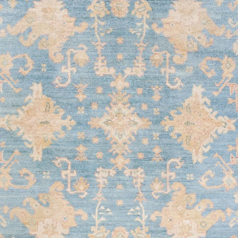 Ziegler Teppich 178x240cm - Orientteppich - blau