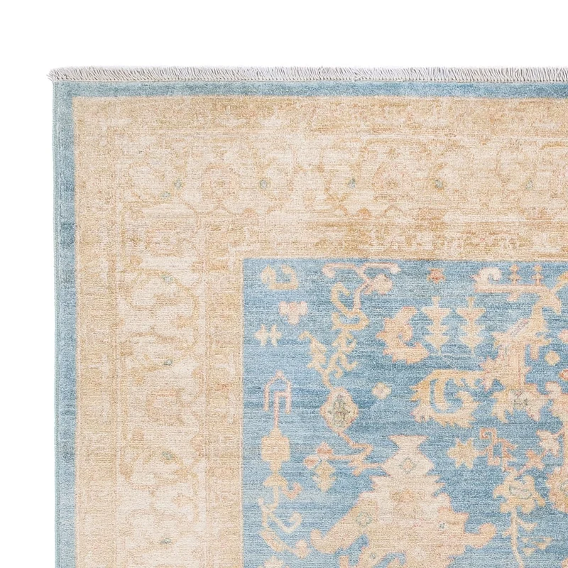 Ziegler Teppich 178x240cm - Orientteppich - blau