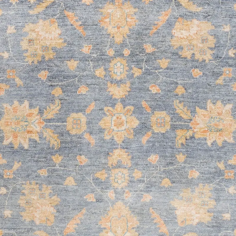 Ziegler Teppich 173x236cm - Orientteppich - seeblau