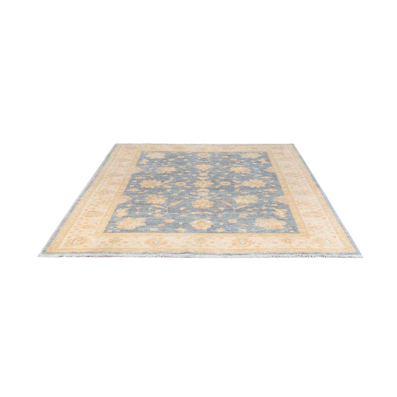 Ziegler Teppich 173x236cm - Orientteppich - seeblau