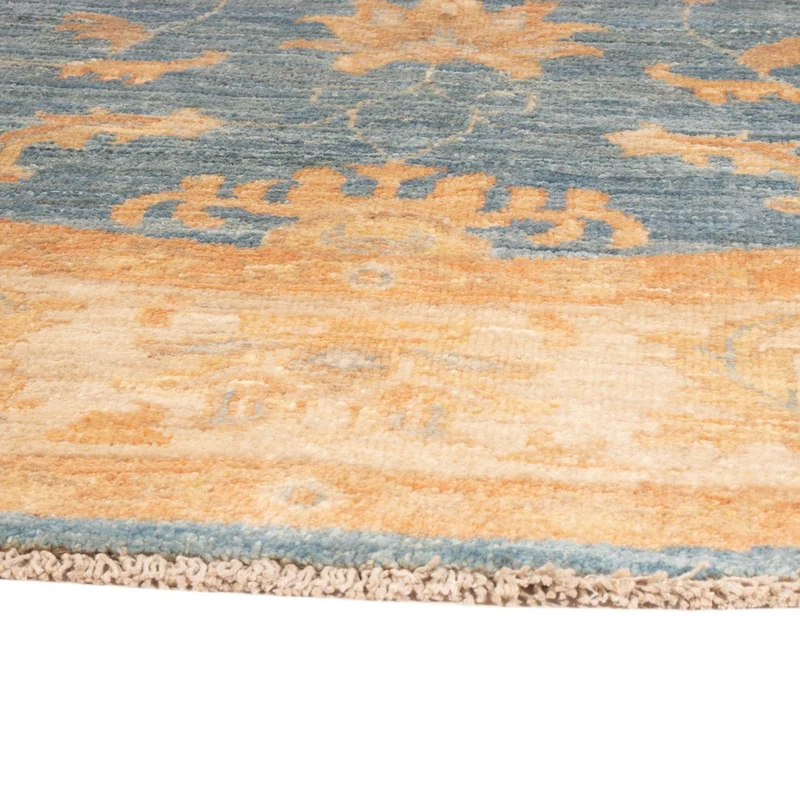 Ziegler Teppich 200x200cm - Orientteppich - blau