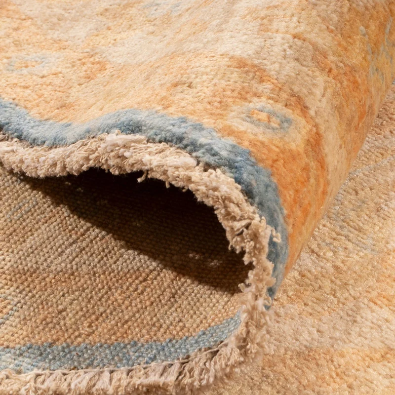 Ziegler Teppich 200x200cm - Orientteppich - blau