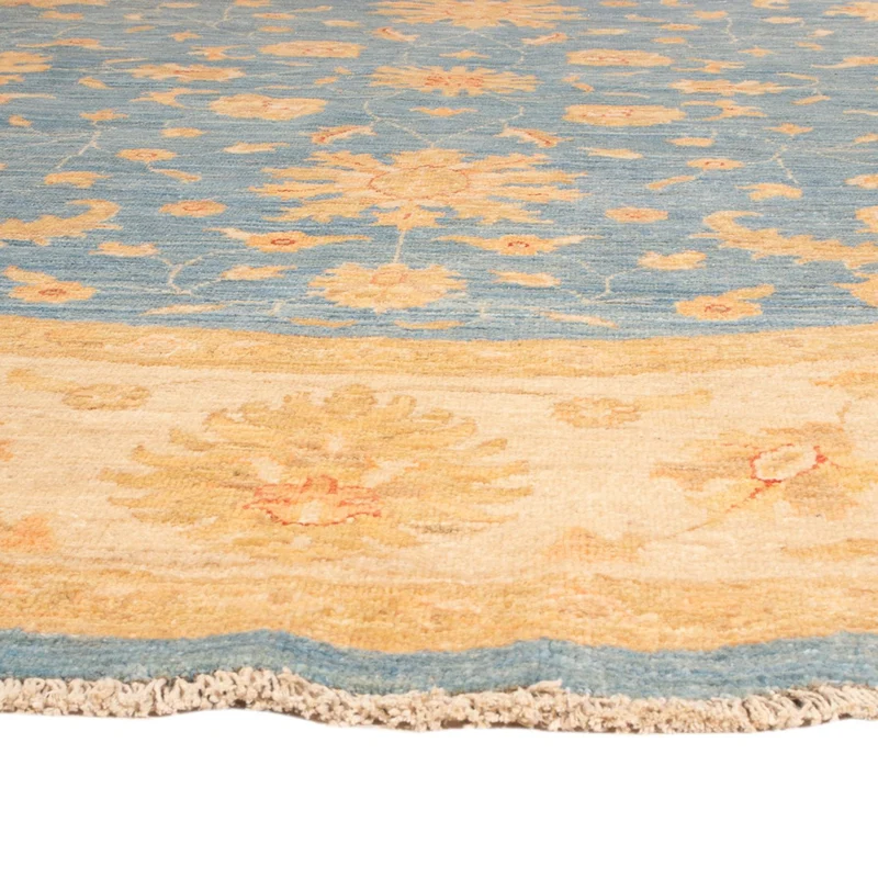 Ziegler Teppich 247x247cm - Orientteppich - blau