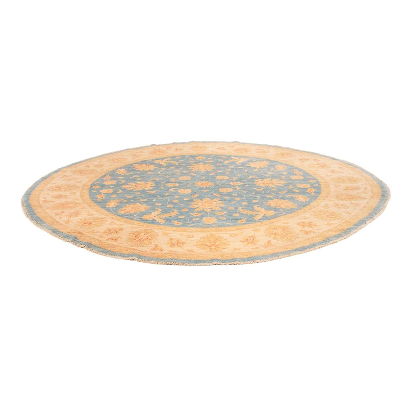 Ziegler Teppich 247x247cm - Orientteppich - blau