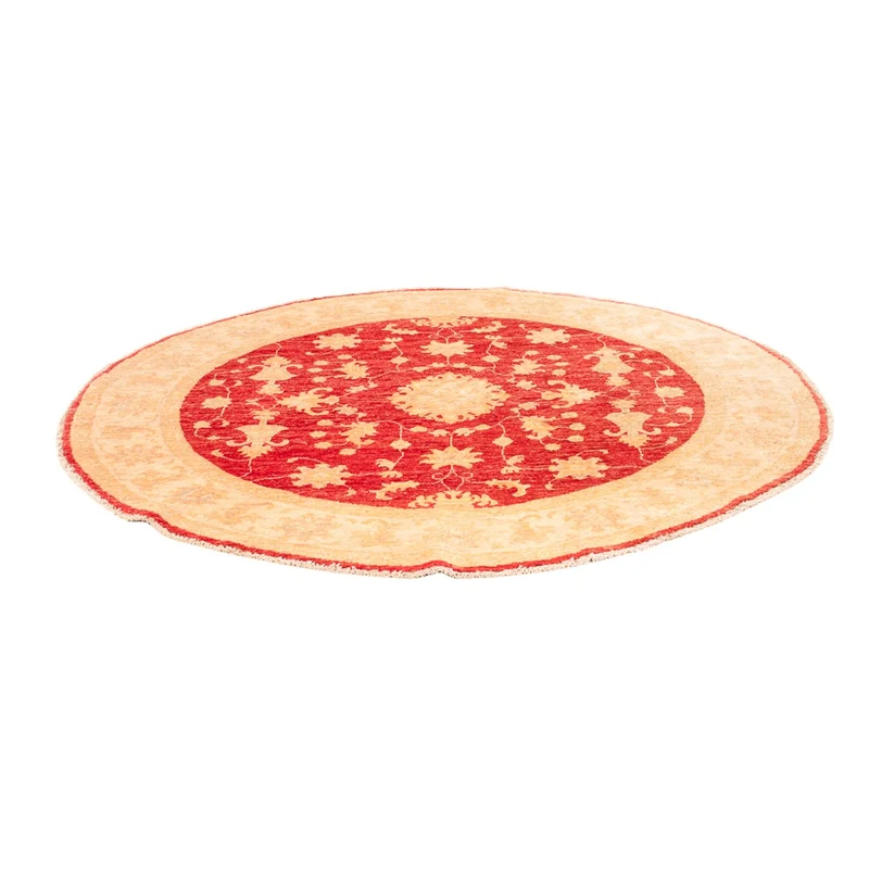 Ziegler Teppich rund - 149 x 149 cm - rot