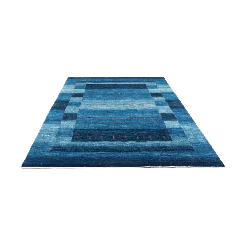 Gabbeh Teppich - Loribaft Perser - 195 x 302 cm - blau