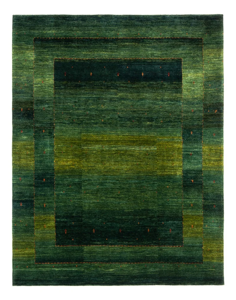 Loribaft Teppich Perser 210x254cm - Orientteppich - grün