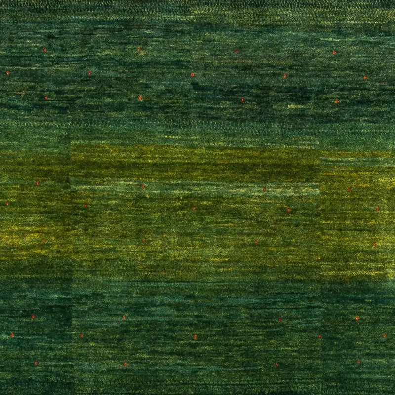 Loribaft Teppich Perser 210x254cm - Orientteppich - grün