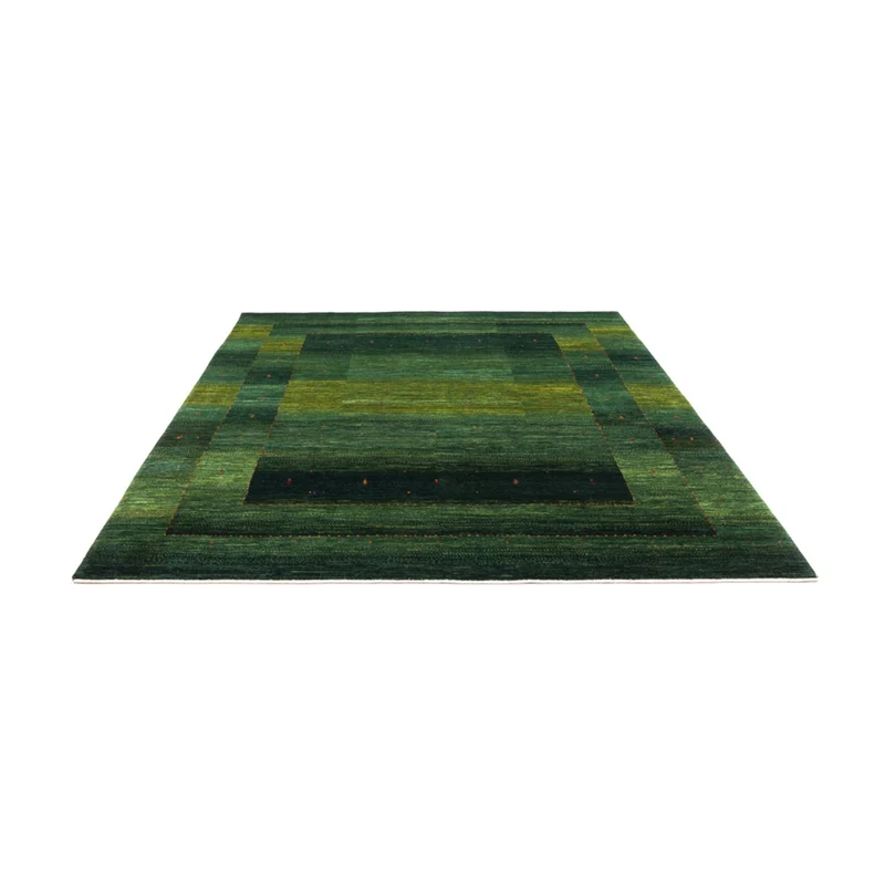 Loribaft Teppich Perser 210x254cm - Orientteppich - grün