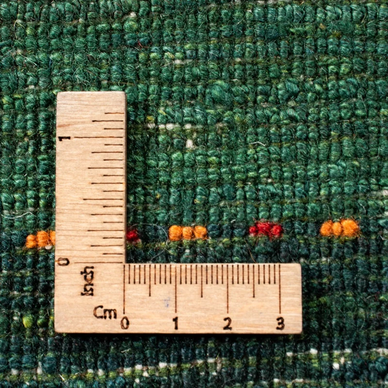Loribaft Teppich Perser 210x254cm - Orientteppich - grün