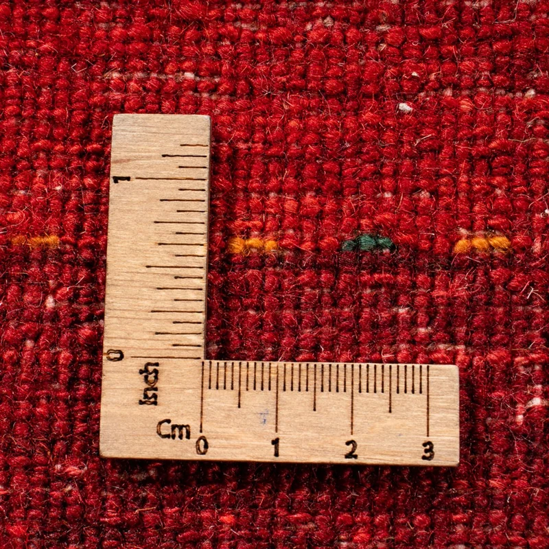 Gabbeh Teppich - Loribaft Perser - 203 x 278 cm - rot