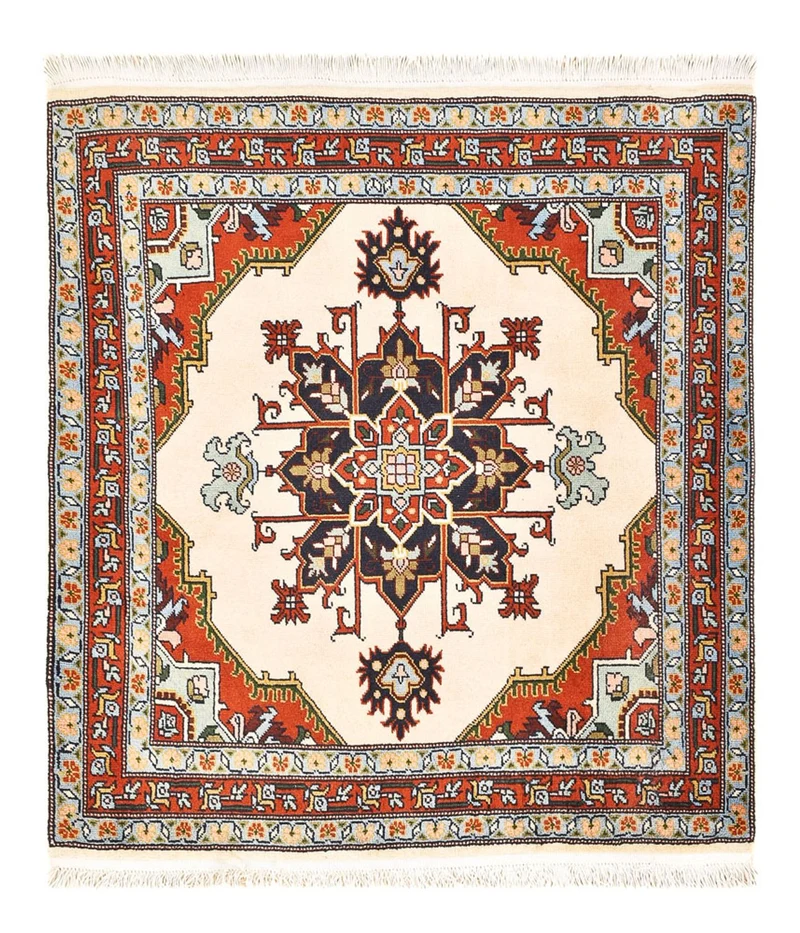 Ardebil Teppich 100x105cm - Perserteppich - creme