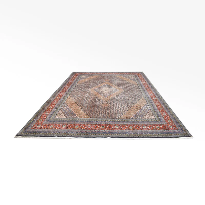 Ardebil Teppich 292x400cm - Perserteppich - hellchoco