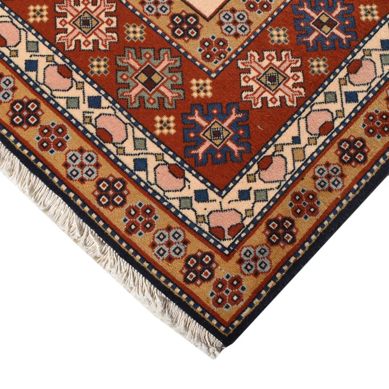 Ardebil Teppich 136x197cm - Perserteppich - dunkelblau