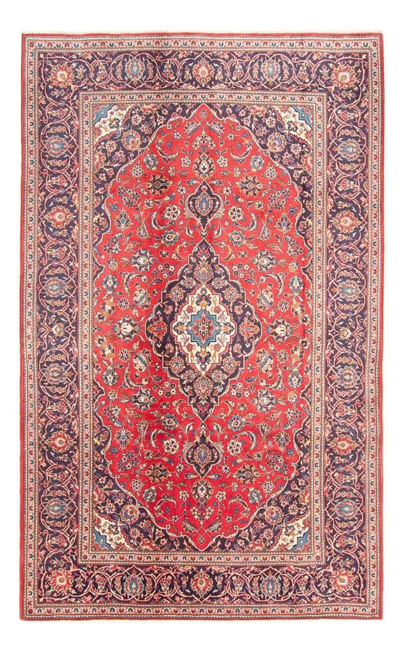 Keshan Teppich 191x303cm - Perserteppich - rot